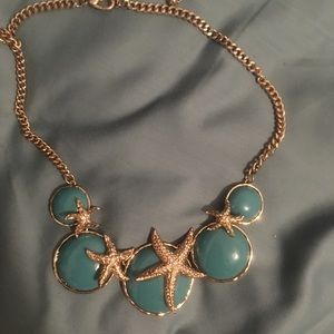 Turquoise starfish necklace